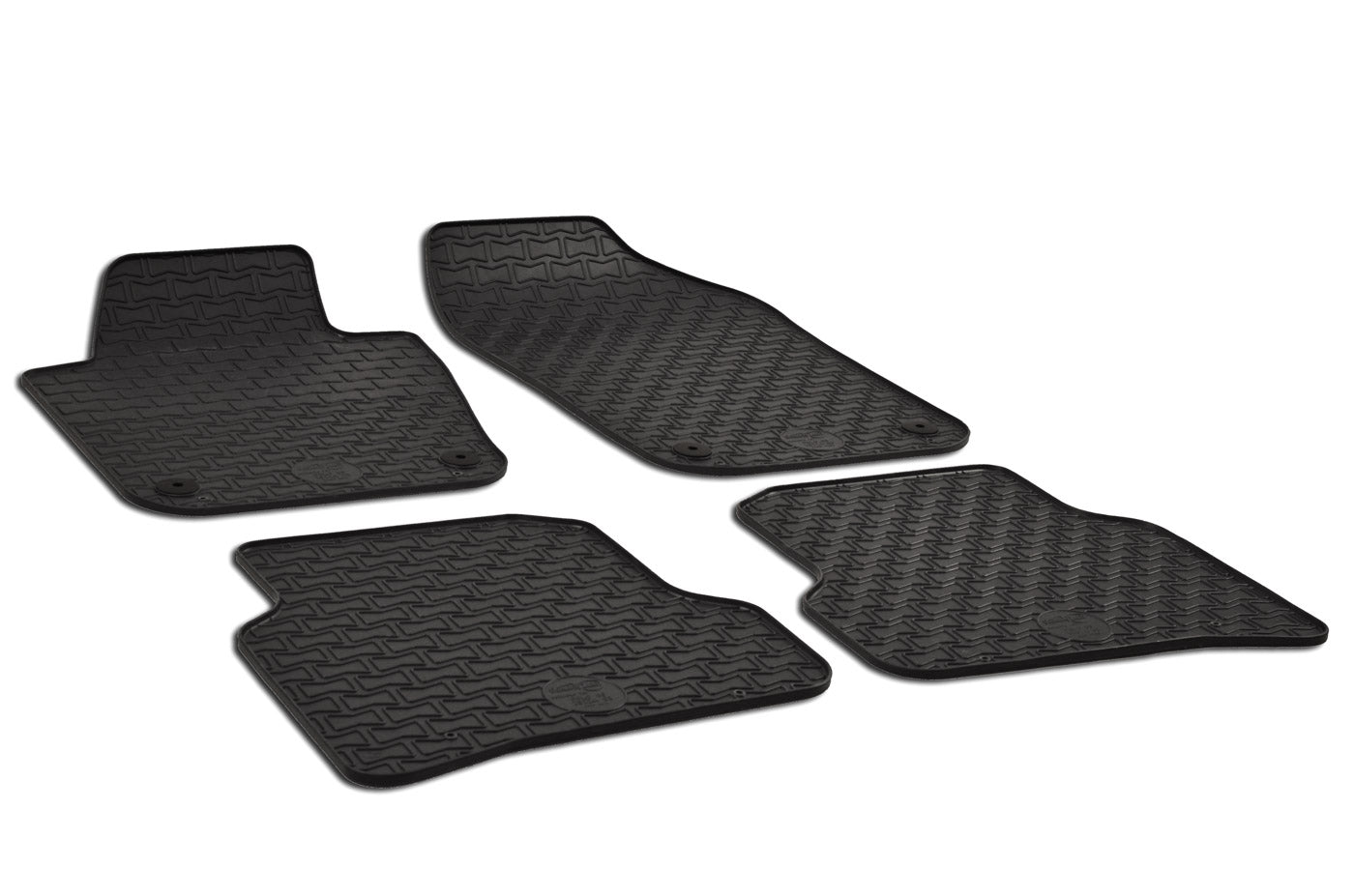 Rubber automatten voor VW Polo 6R 6C 2009-2016 en Seat Ibiza 6J en 6J ST - Rubber - 4-delig - Complete set