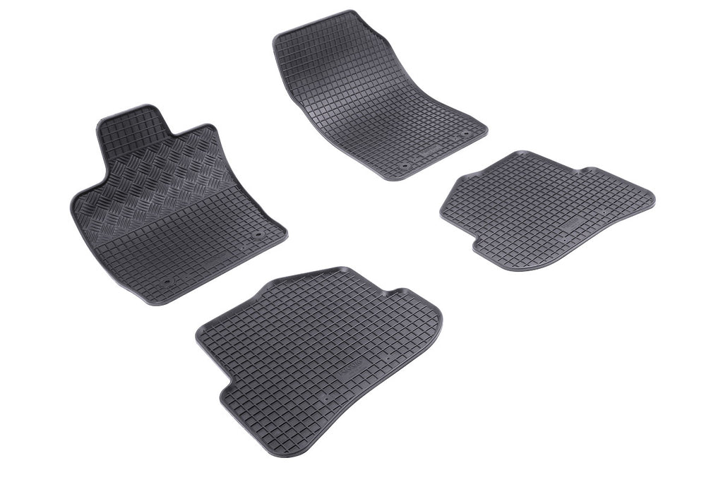 Rubber automatten voor Audi A1 (8X) (2010-2018) - Rubber - 4-delig - Complete set