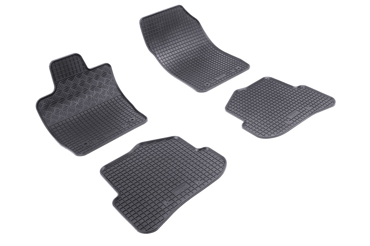 Rubber automatten voor Audi A1 (8X) (2010-2018) - Rubber - 4-delig - Complete set