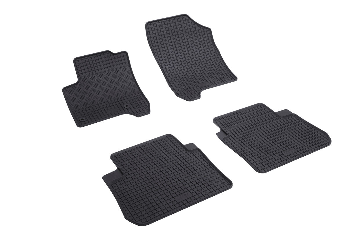 Rubber automatten voor Citroën C3 Picasso (2009-2017) - Rubber - 4-delig - Complete set