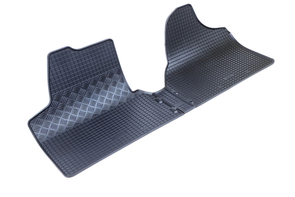 Automatten voor Citroën Jumpy, Fiat Scudo, Peugeot Expert (2007-2016) - (2/3-zits) - 3-delig - Rubber