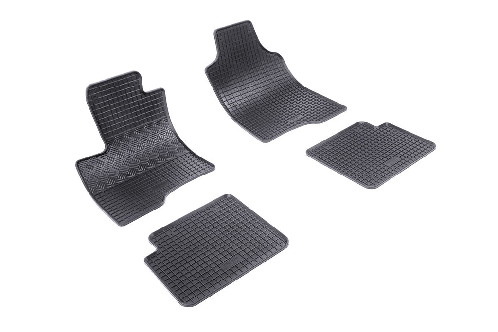 Rubber automatten voor Fiat Panda (2012-2024), Fiat Panda Hybrid (2020-2024) - Rubber - 4-delig - Complete set