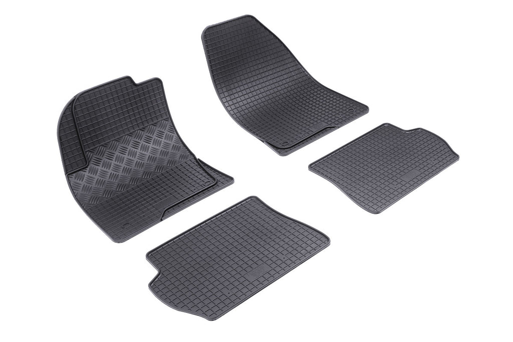 Automatten voor Ford Fiesta MK5, Ford Fusion, Mazda 2 (vanaf 2002) - 4-delig - Rubber