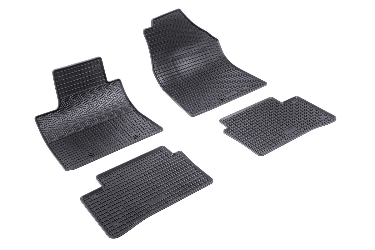Rubber automatten voor Hyundai i10 (2013-2019) - Rubber - 4-delig - Complete set