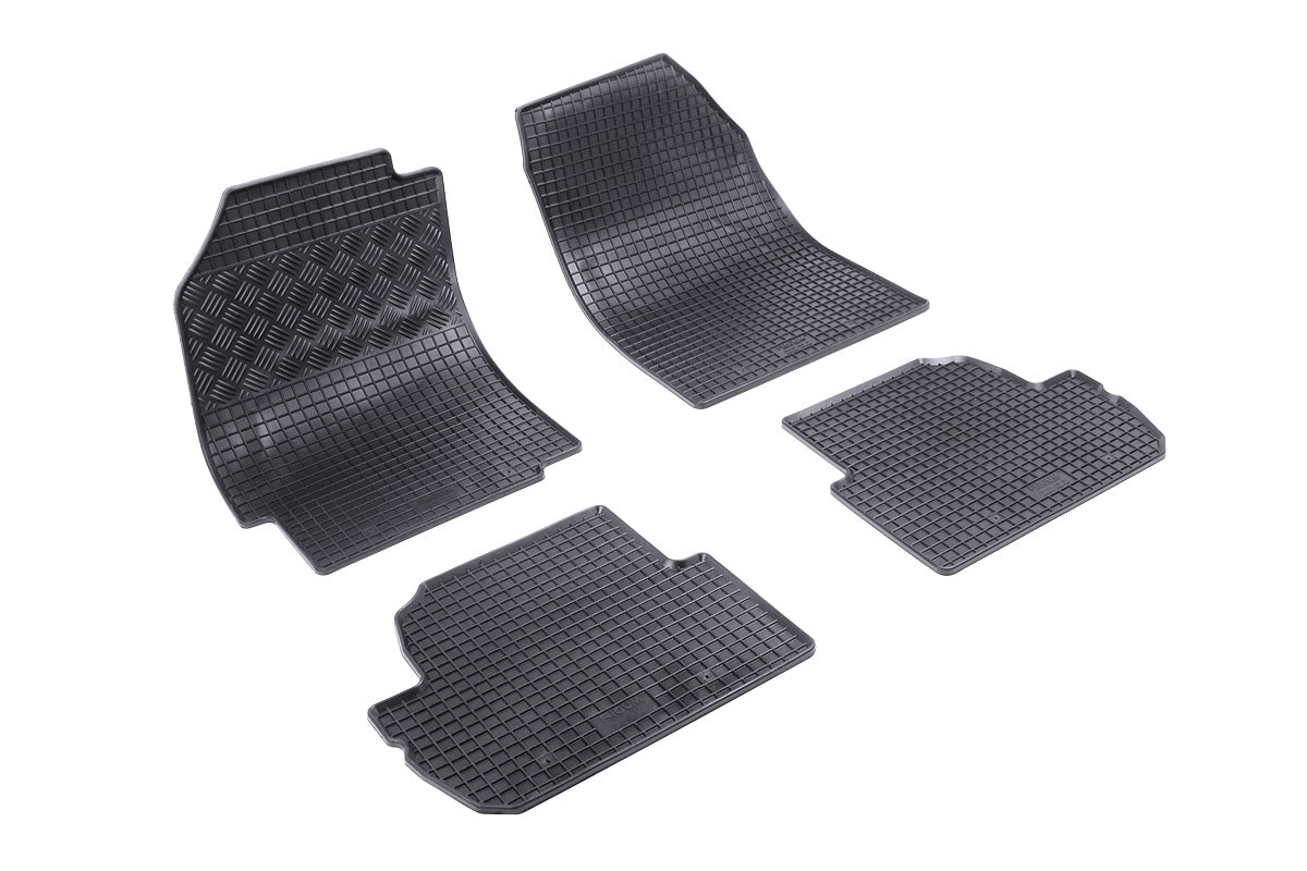 Rubber automatten voor Chevrolet Spark (2010-2013), Chevrolet Spark (2013-2015) - Rubber - 4-delig - Complete set