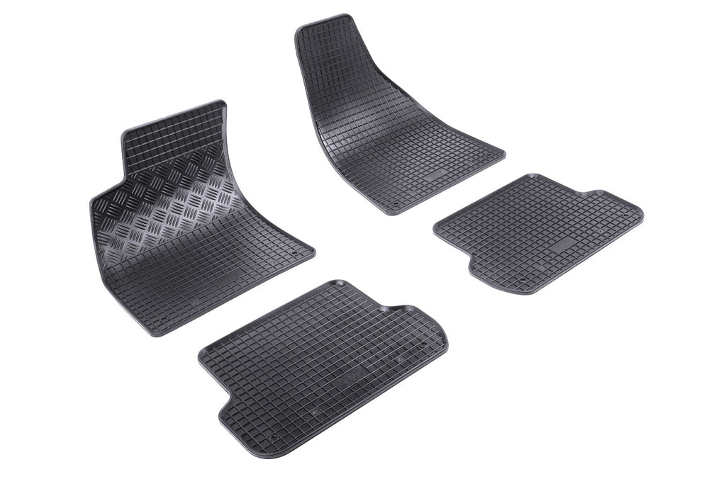 Rubber automatten voor Audi A4 (B6/B7) (2001-2008), Seat Exeo (2008-2013) - Rubber - 4-delig - Complete set