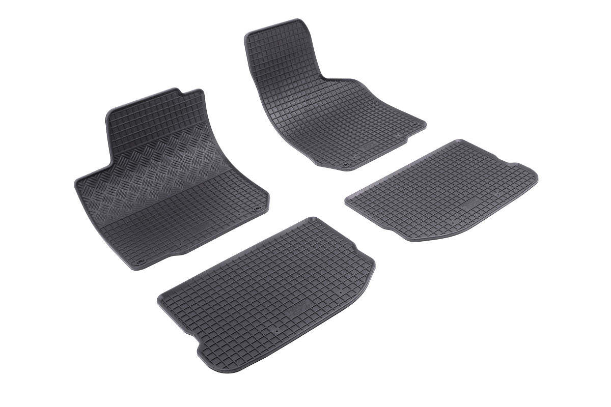 Rubber automatten voor Seat Leon 1M (1999-2005), Seat Toledo 1M (1998-2004), Skoda Octavia 1U (1996-2004), VW New Beetle (1997-2011), VW Bora (1998-2005) 1J, VW Golf 4 (1997-2003) 1J - Rubber - 4-delig - Complete set