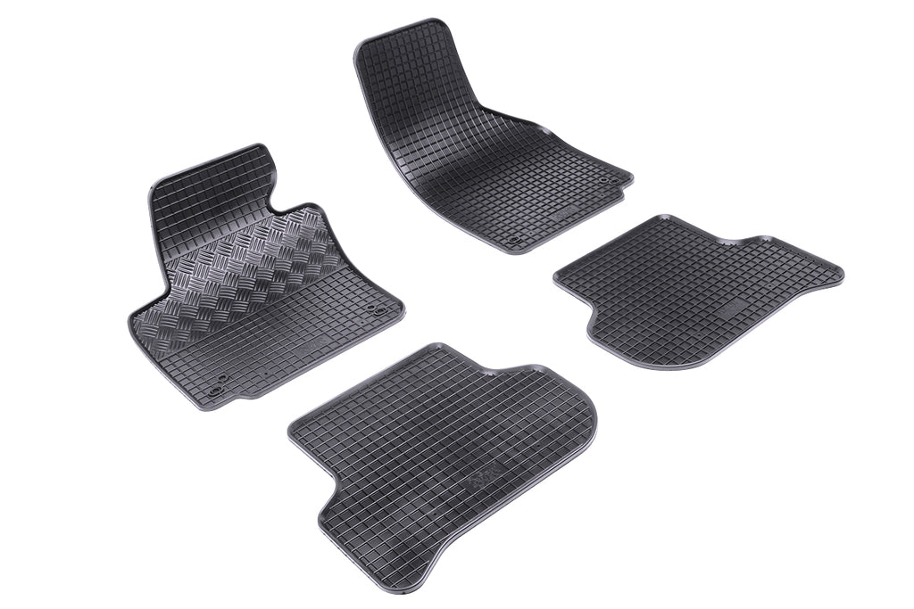Rubber automatten voor Seat Altea (2004-2015), Seat Altea XL (2006-2015), Seat Toledo (2004-2009) 5P, Volkswagen Golf Plus (2004-2013) 5M - Rubber - 4-delig - Complete set