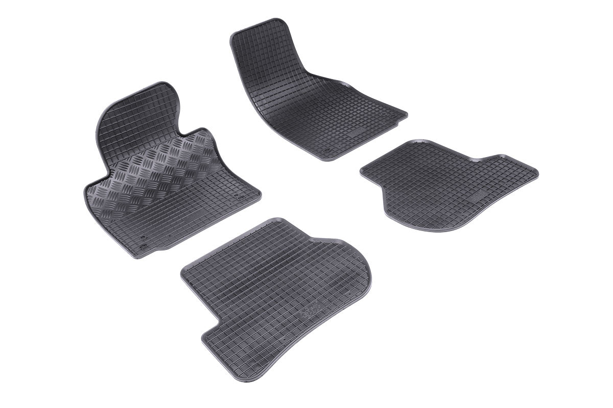 Automatten voor SEAT Leon 1P, Skoda Octavia 1Z, Volkswagen Golf 5, Golf 6, Jetta 1K5, Scirocco 3, (vanaf 2003) - 4-delig - Rubber