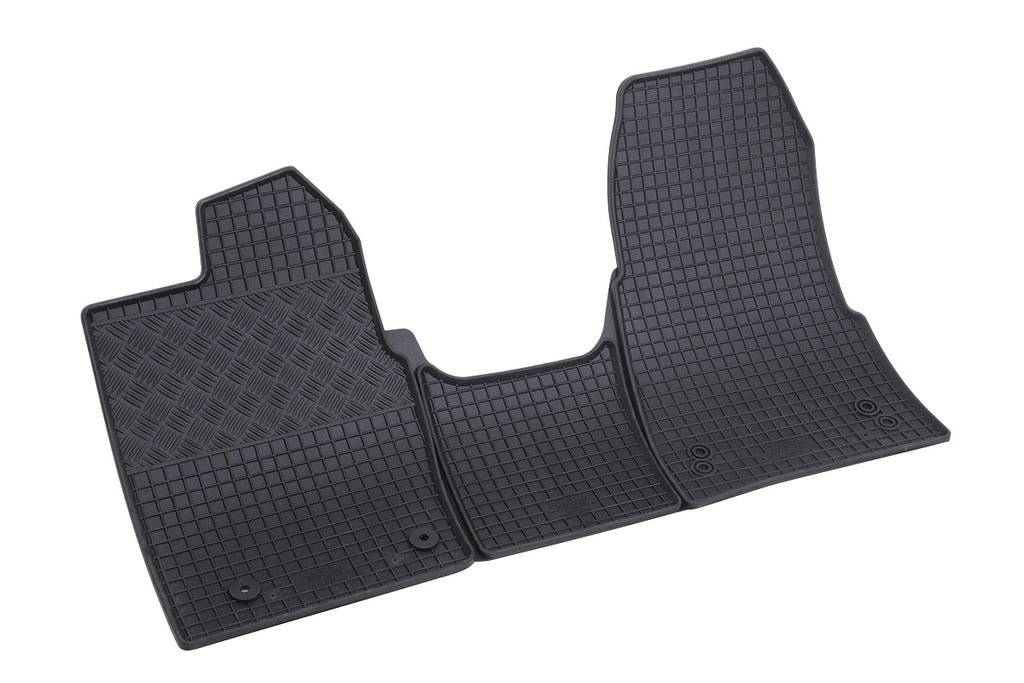 Rubber automatten voor Ford Tourneo Custom (2/3-zits handgeschakeld) (2018-2023)