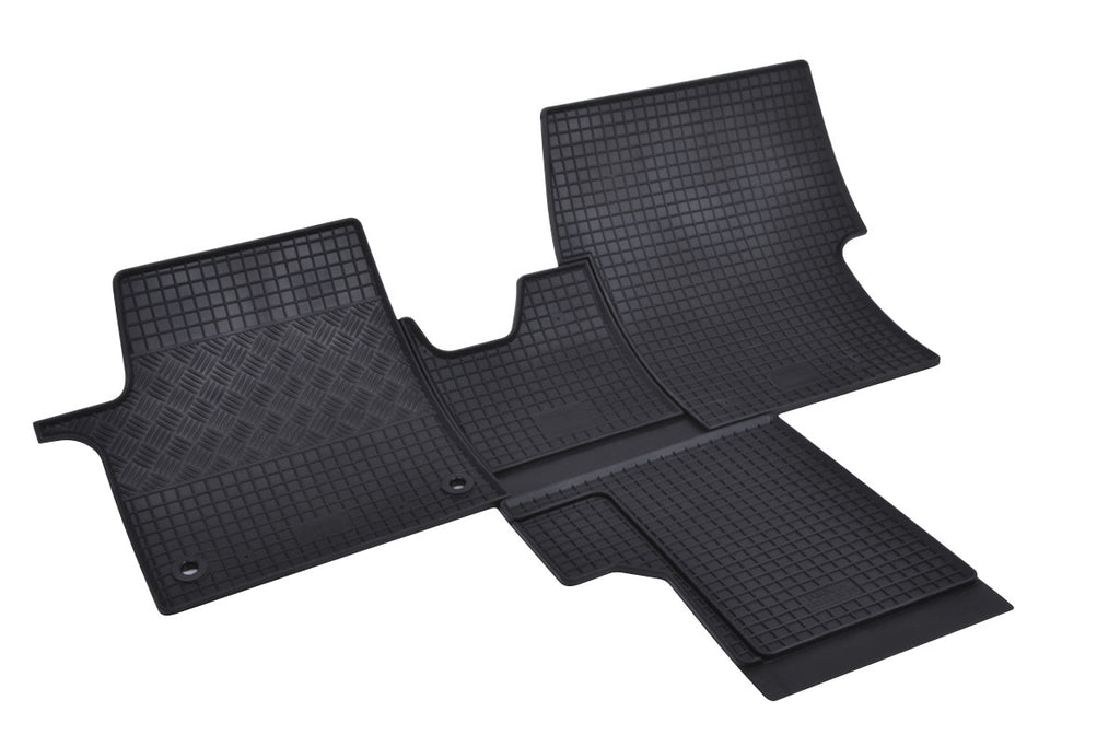 Automatten voor Citroën SpaceTourer, Opel Zafira Life, Peugeot Traveller, e-Traveller, Toyota ProAce Verso (vanaf 2016) - 1-delig - Rubber
