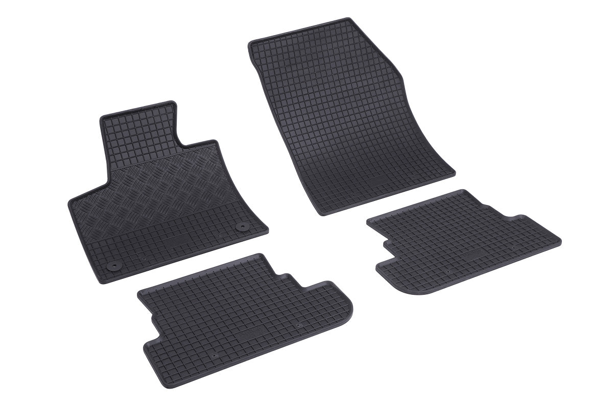 Automatten voor Opel Grandland X Hybrid4, Peugeot 3008 Hybrid4 (vanaf 2019) - 4-delig - Rubber