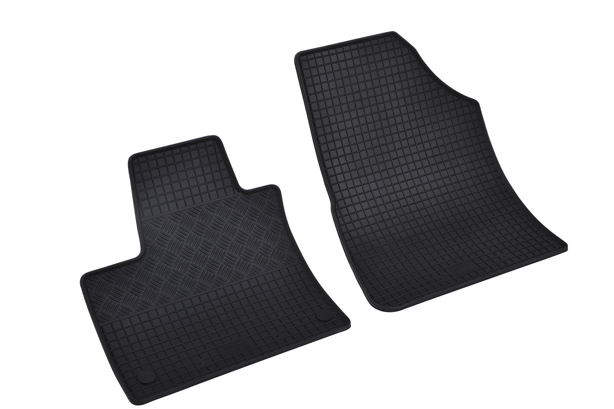 Automatten voor Mercedes Citan en eCitan (W420) (vanaf 2021), Renault Kangoo (Ook E-Tech Electric) (vanaf 2021) - 2-delig - Rubber