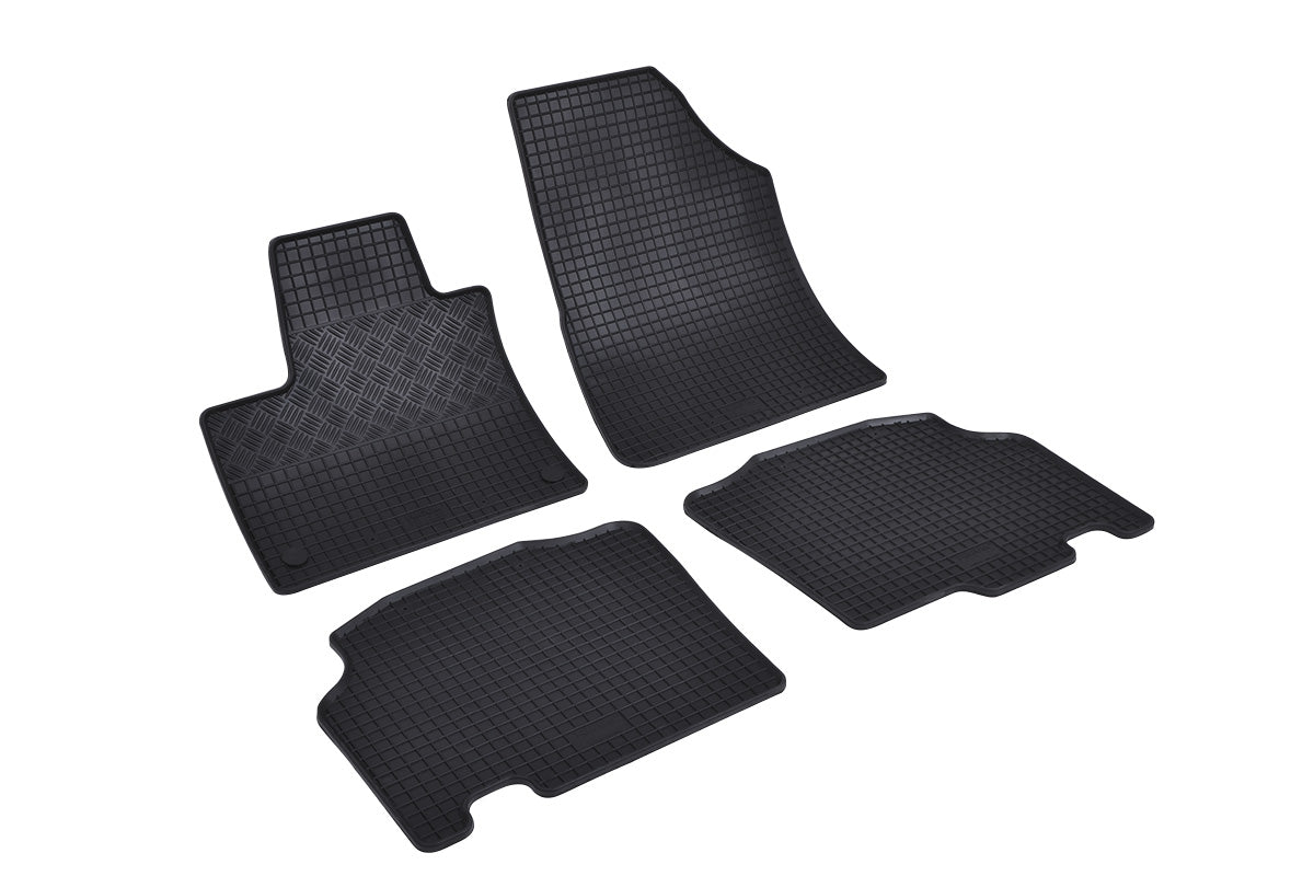 Automatten voor Mercedes Citan Tourer (W420), T-Klasse (W420), Nissan Townstar Combi, Renault Kangoo 3 (vanaf 2021) - 4-delig - Rubber
