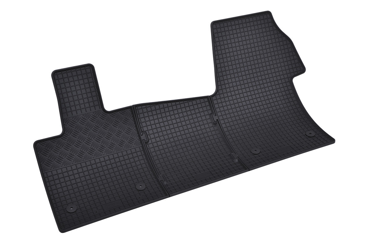 Automatten voor Volkswagen T7 Multivan (vanaf 2021) - 3-delig - Rubber