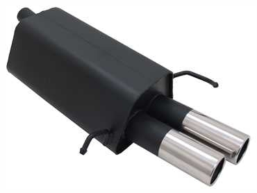 Novus einddemper voor Mercedes CLK W209 - 2 x 76mm