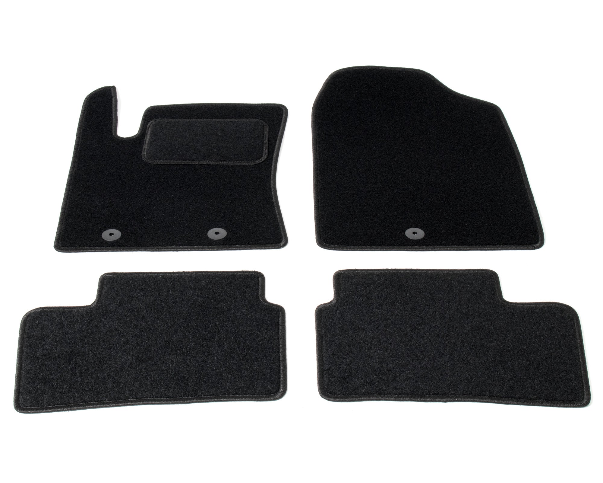 Automatten voor Hyundai i10 (2013-2022) - Naaldvilt - 4-delig - Complete set
