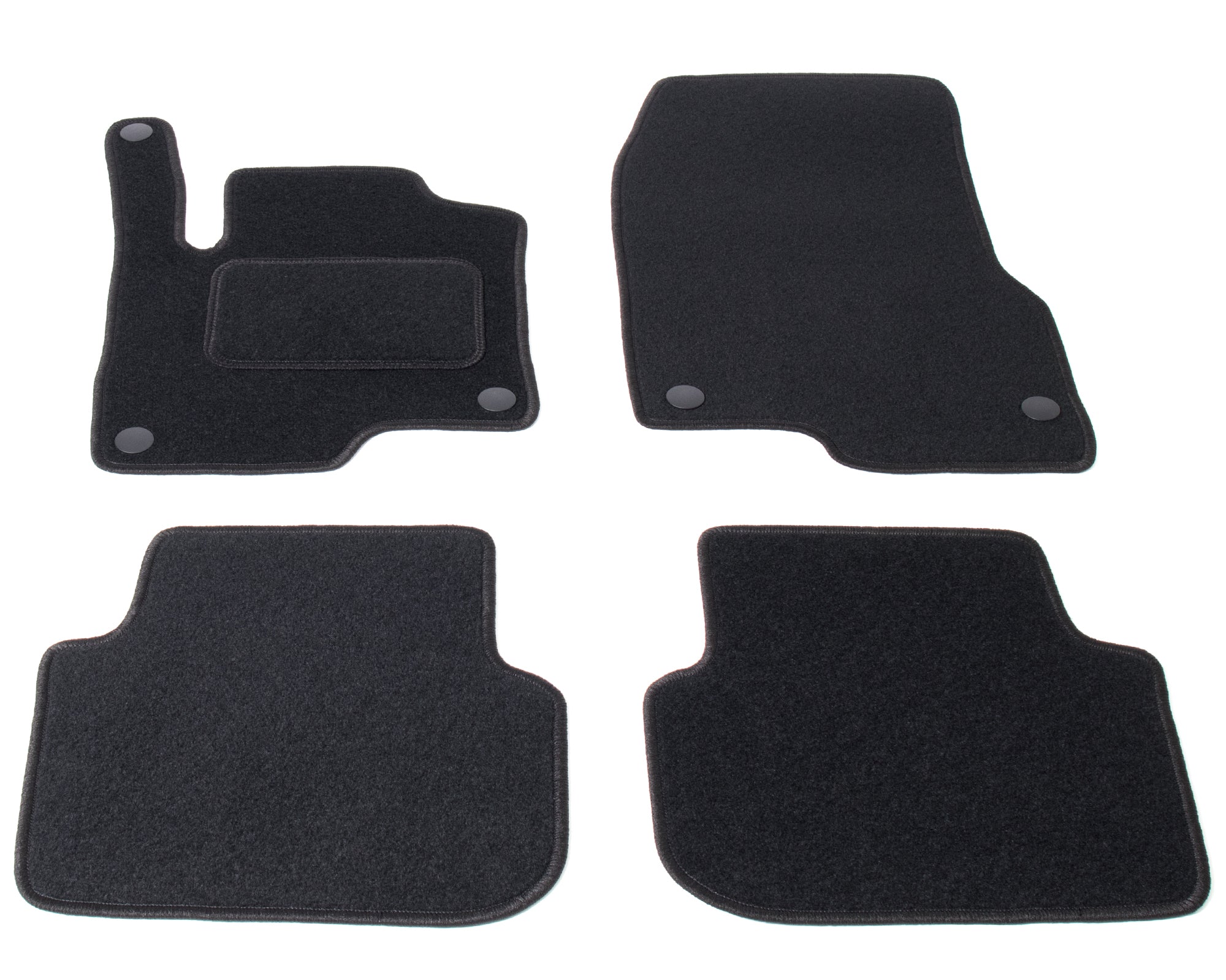 Automatten voor Smart ForFour W454 (2004-2006) - Naaldvilt - 4-delig - Complete set