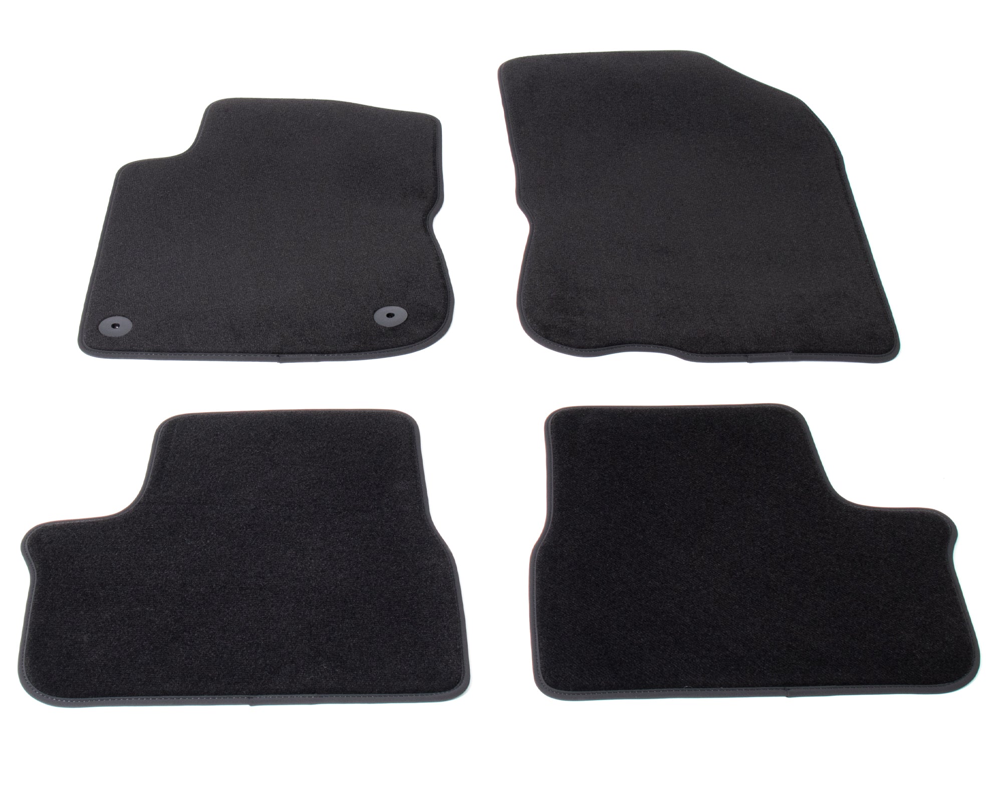 Automatten voor Peugeot 208 en Peugeot 2008 (2012-2019) - Velours - 4-delig - Complete set