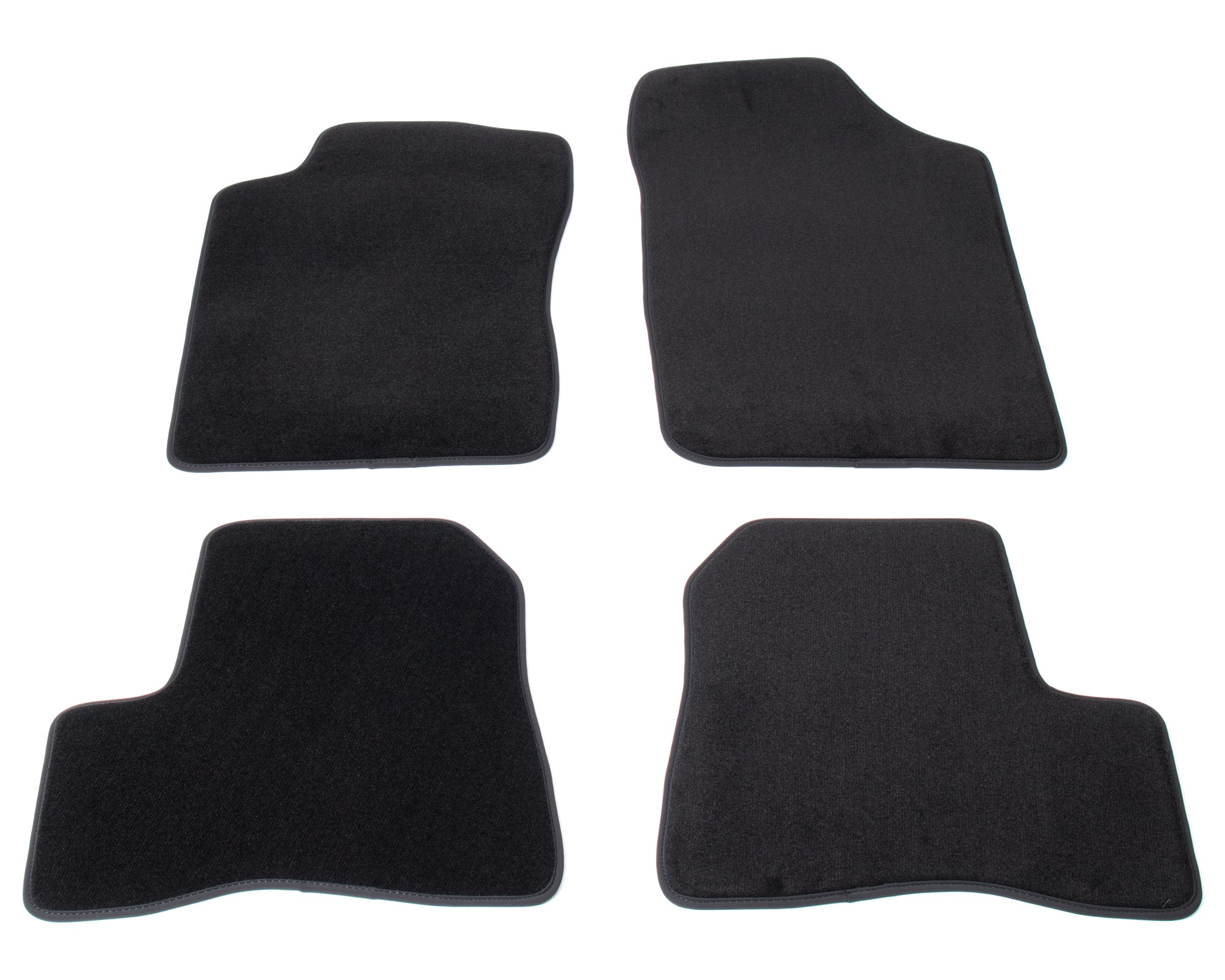 Automatten voor Peugeot 206 (1998-2009) - Velours - 4-delig - Complete set