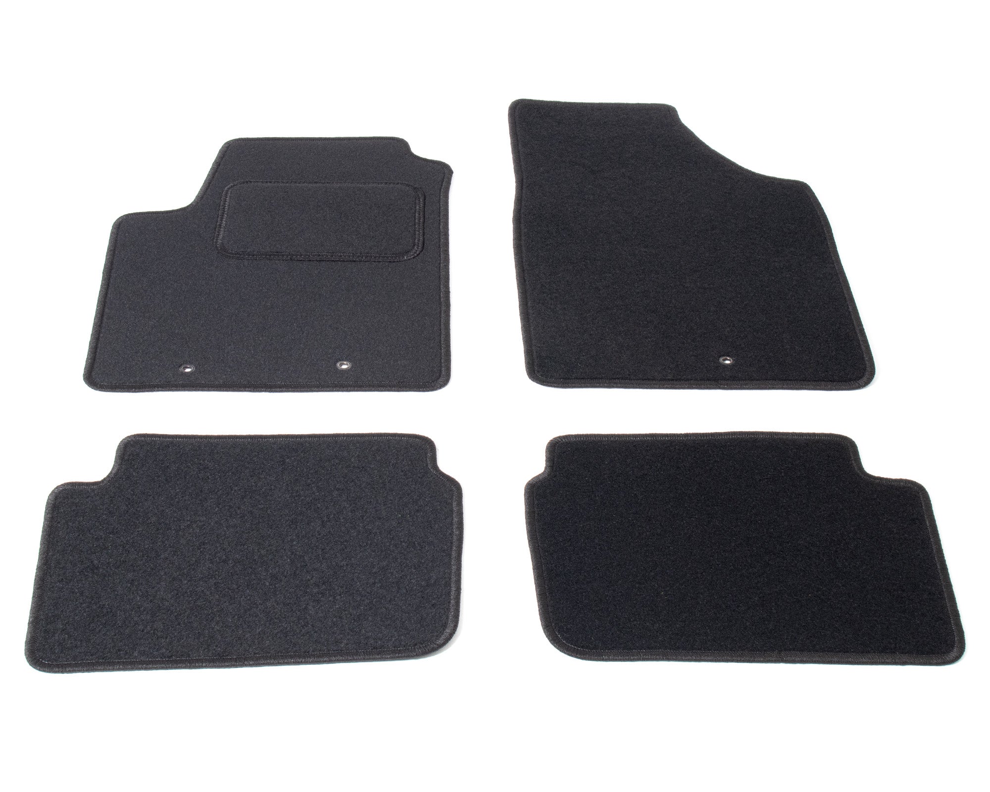 Automatten voor Hyundai i10 (2007-2013) (afstand bevestiging 20cm) - Naaldvilt - 4-delig - Complete set