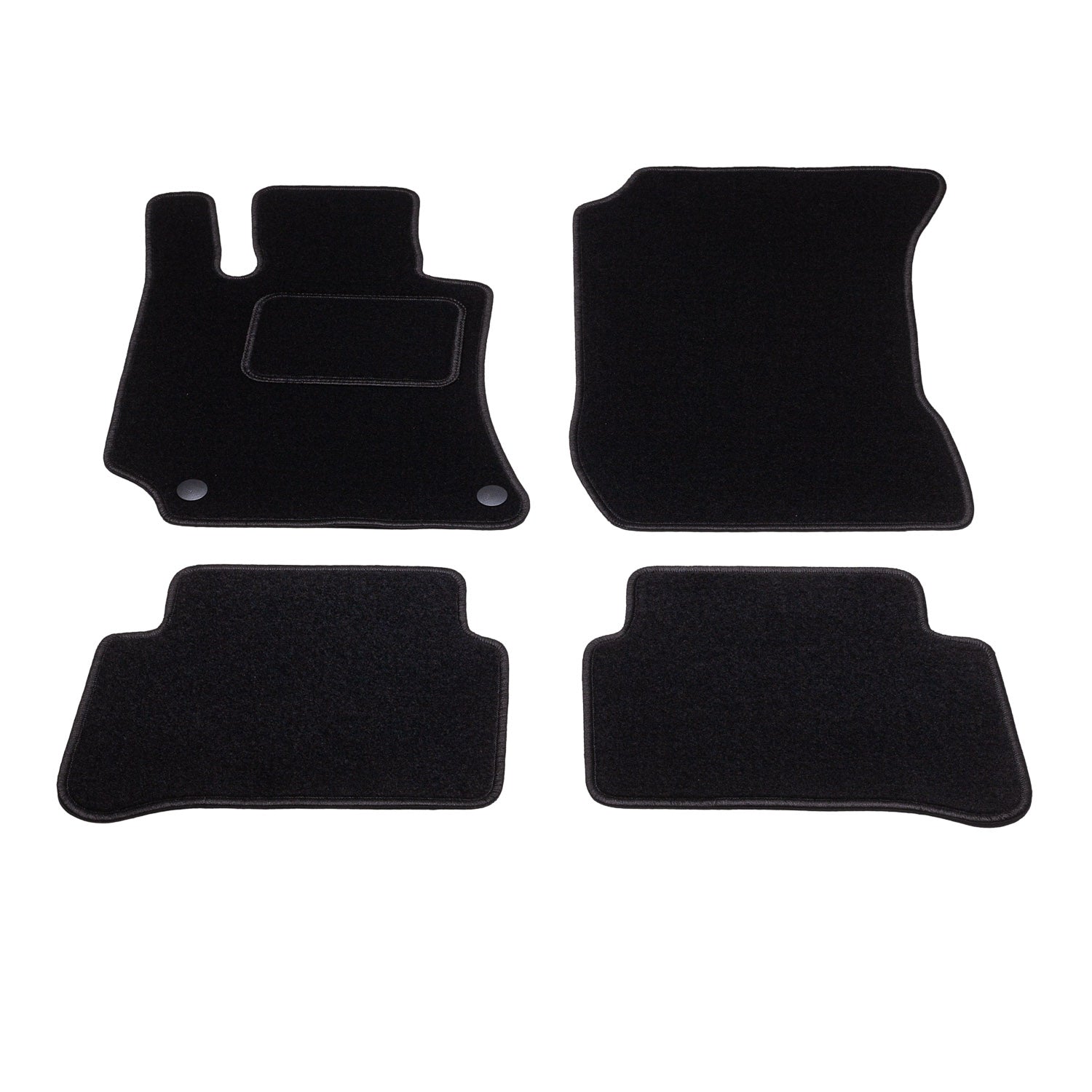 Automatten op maat - zwart stof - Mercedes CLS W218 2011-2018