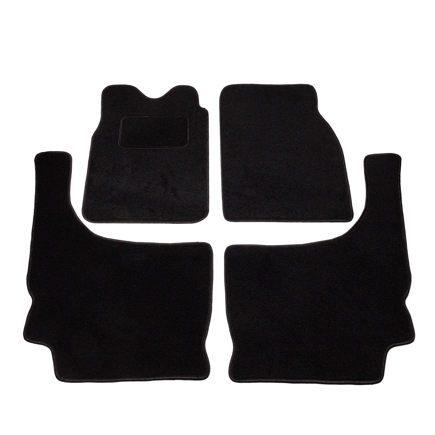 Automatten op maat - zwart stof - Mitsubishi L200 1996-2006