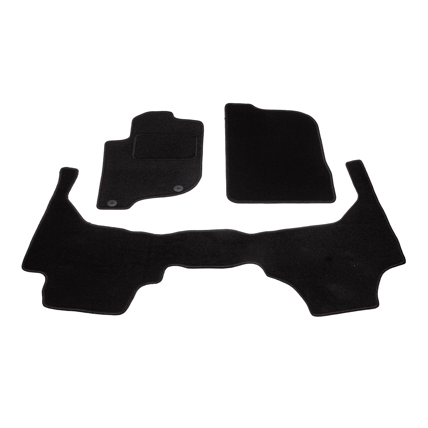 Automatten op maat - zwart stof - Mitsubishi L200 2005-2014