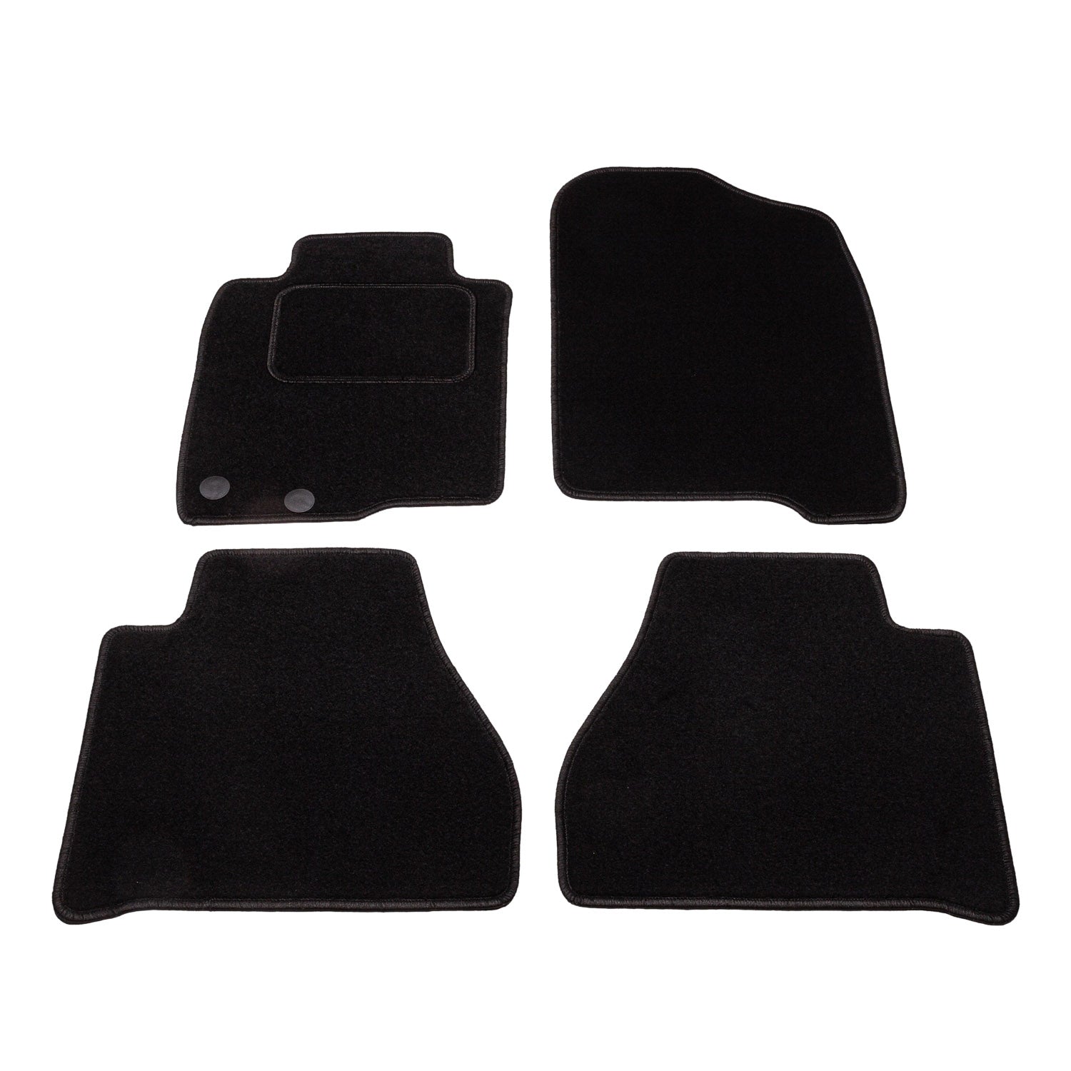 Automatten op maat - zwart stof - Nissan Navara (D23) vanaf 2014