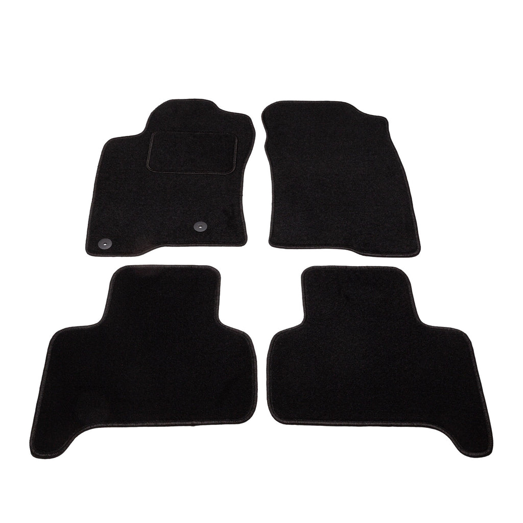 Automatten op maat - zwart stof - Toyota Land-Cruiser HDJ 120 vanaf 2002