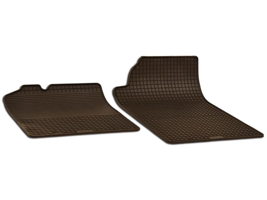 Rubber automatten voor Smart 451 vanaf 2010 - Rubber - 2-delig - Alleen voor