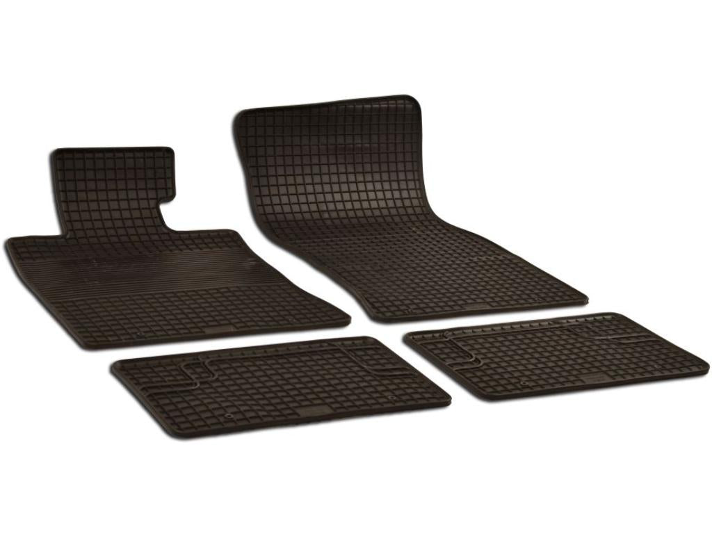 Rubber automatten voor Mini R55, R56, R57, R59 vanaf 2006 - Rubber - 4-delig - Complete set