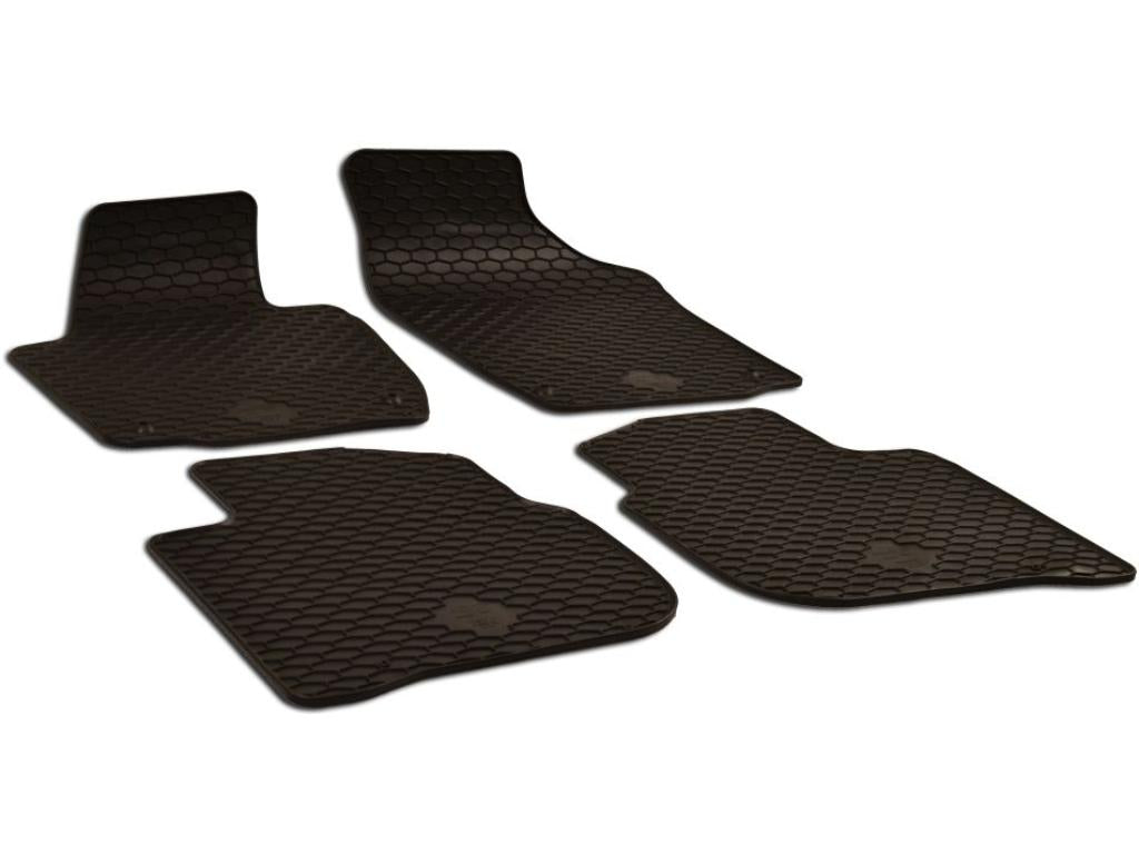 Rubber automatten voor Seat Toledo, Skoda Rapid vanaf 2012 - Rubber - 4-delig - Complete set
