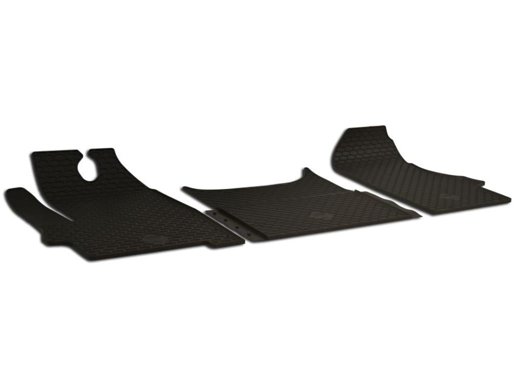 Rubber automatten voor Iveco Daily vanaf 2014 - Rubber - 3-delig - Alleen voor