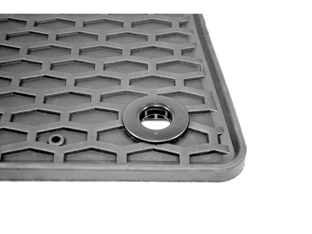 Rubber automatten voor Vivaro C, Jumpy, Space Tourer, Expert, Traveller, Proace, Proace Verso (ovaal) - Rubber - 3-delig - Alleen voor