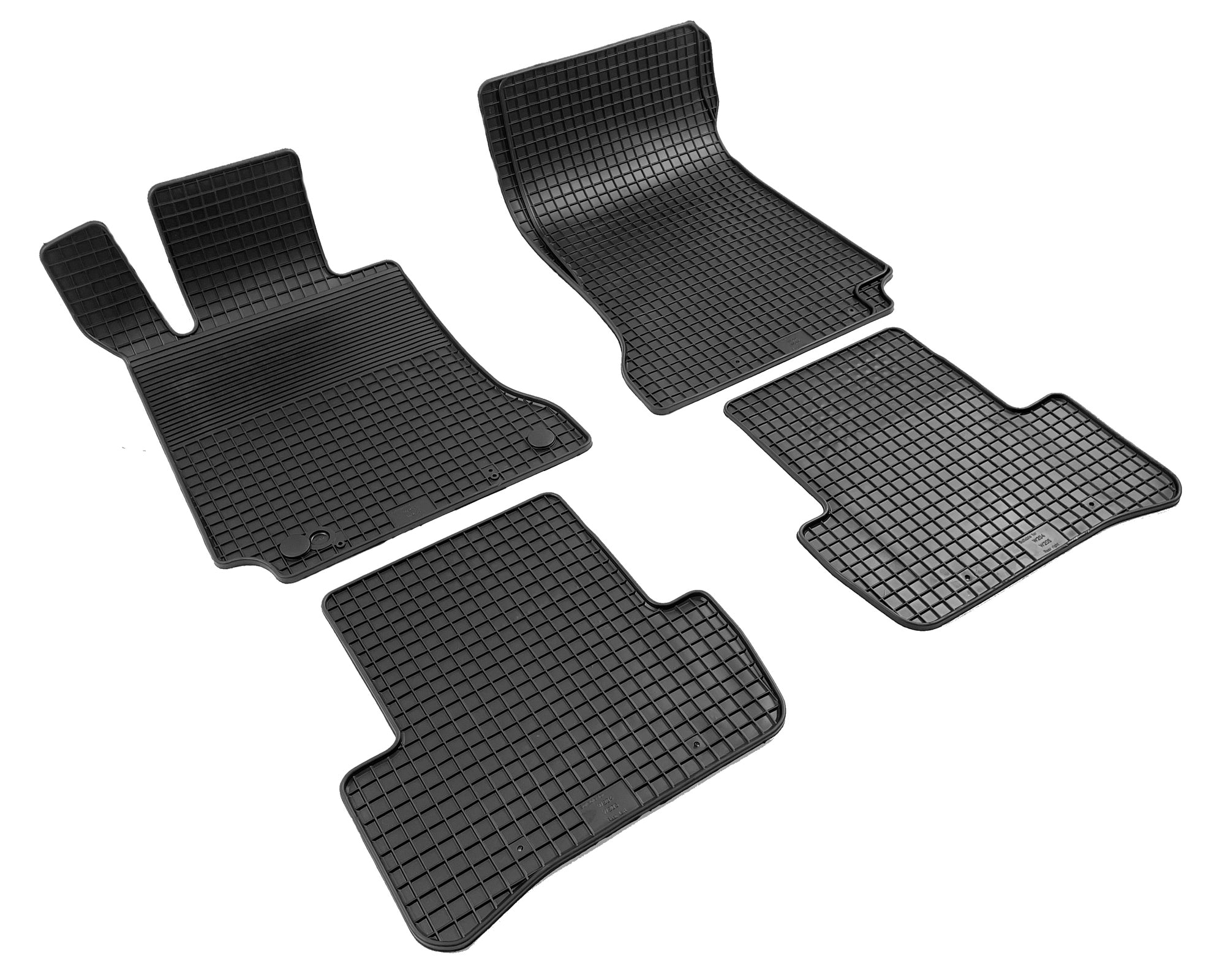 Automatten voor Mercedes C-Klasse W205 (vanaf 2014) en GLC X253/C253 (vanaf 2016) - 4-delig - Rubber