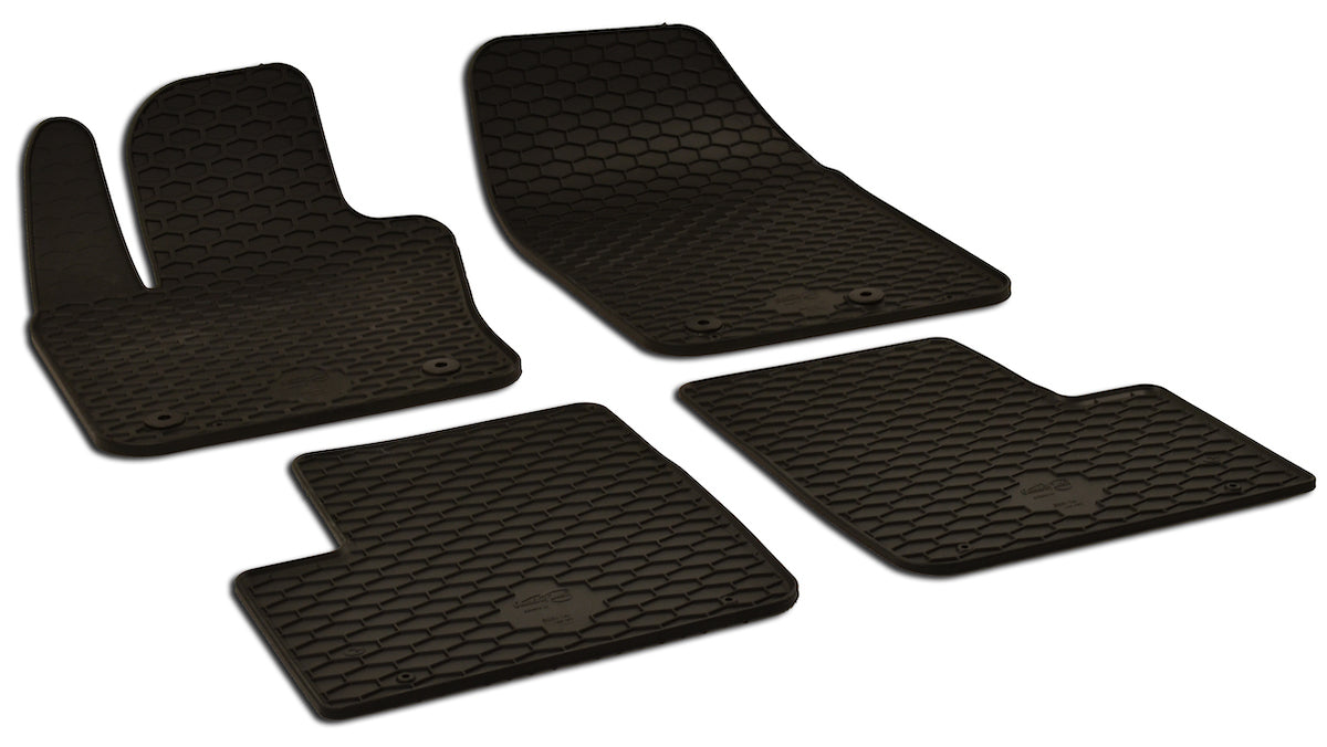 Automatten voor Fiat 500X, 500X Cross (vanaf 2014) - 4-delig - Rubber