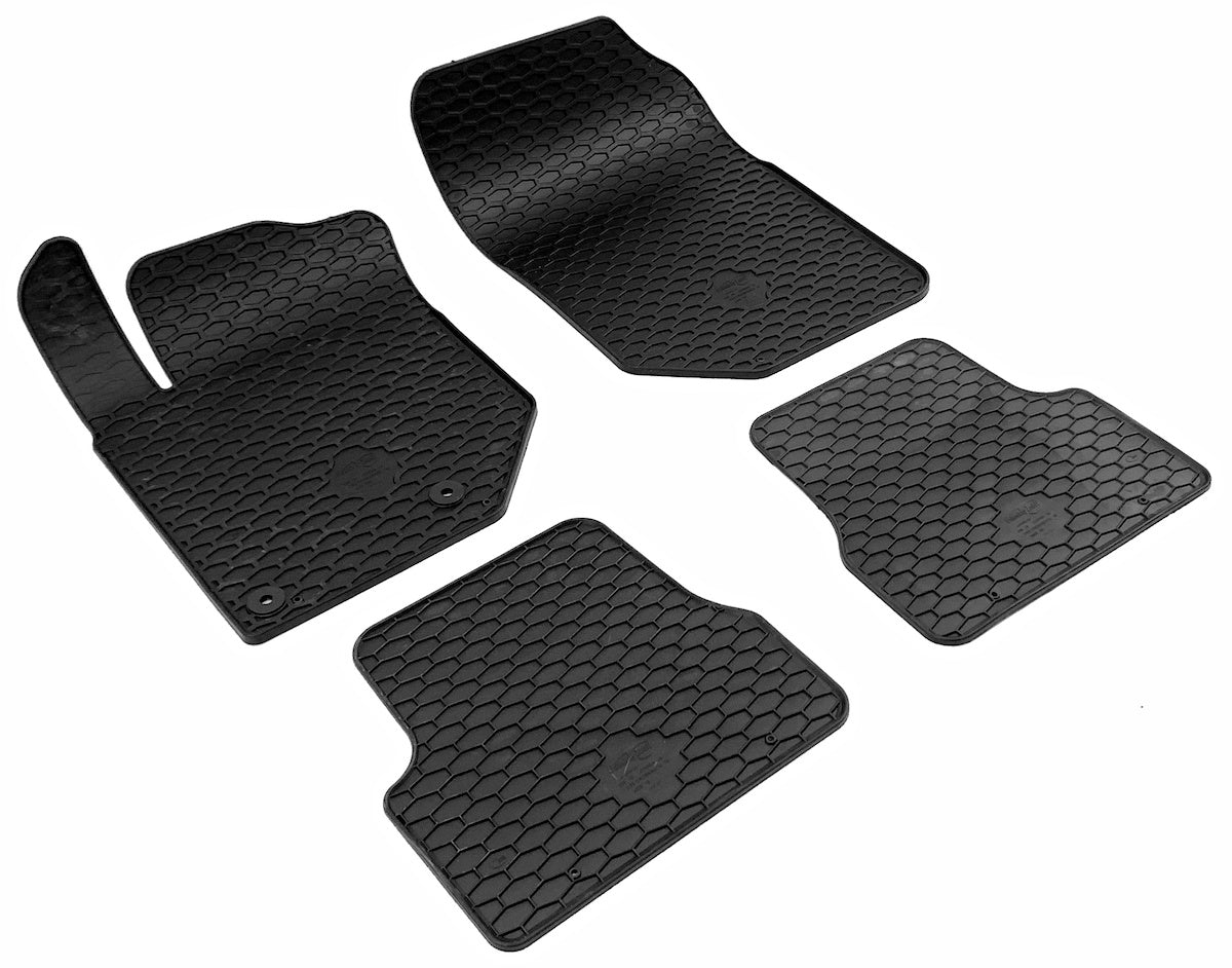 Automatten voor Citröen C4, C4 X  en Peugot 2008 (vanaf 2019) - 4-delig - Rubber