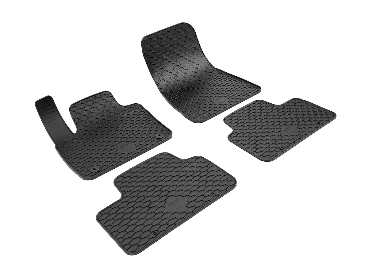 Rubber automatten voor Volvo XC40 Recharge en C40 vanaf 2021- - Rubber - 4-delig - Complete set