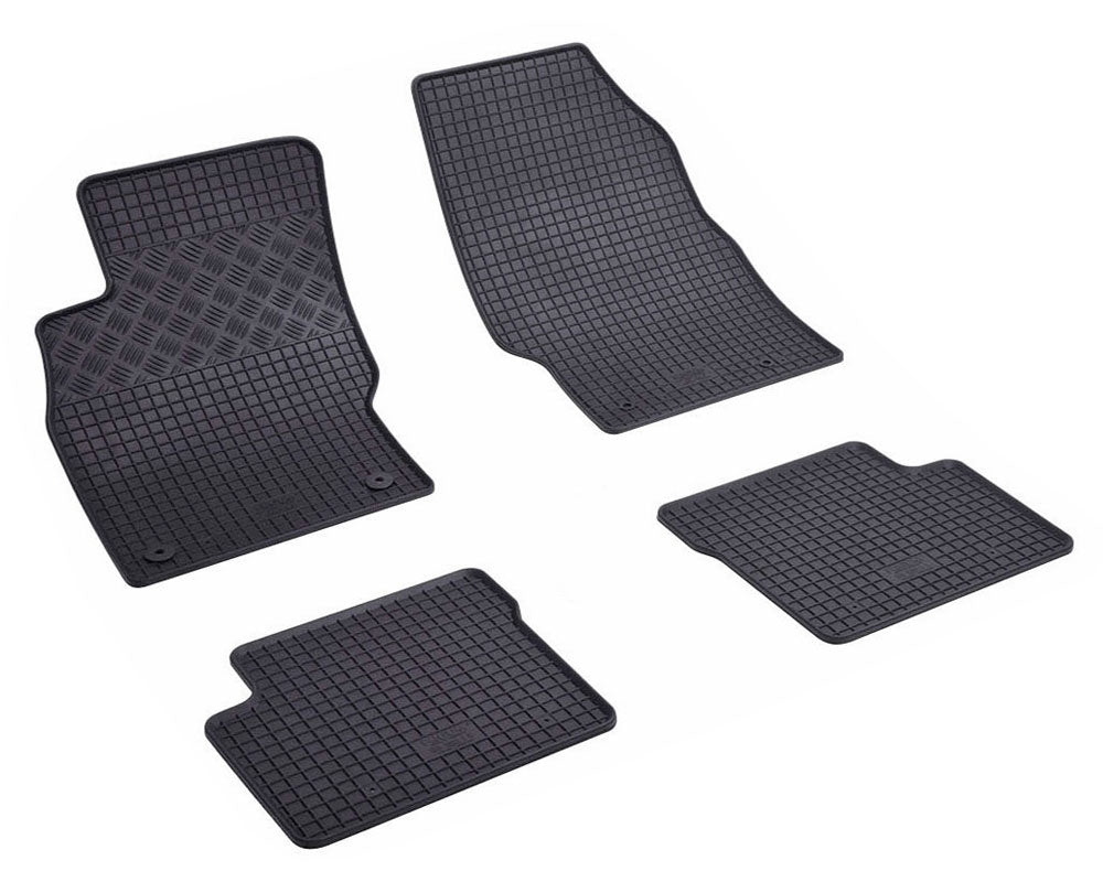 Rubber automatten voor Opel Corsa D (2006-2014), Opel Corsa E (2014-2019) - Rubber - 4-delig - Complete set