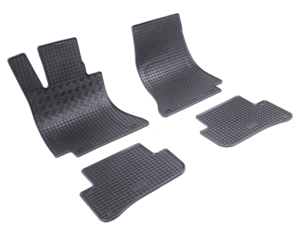 Automatten voor Mercedes C-Klasse (W205) (2014-2021) - 4-delig - Rubber