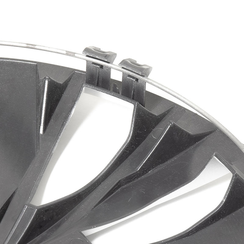 Wieldoppen Lion zwart 14 inch - 4 stuks