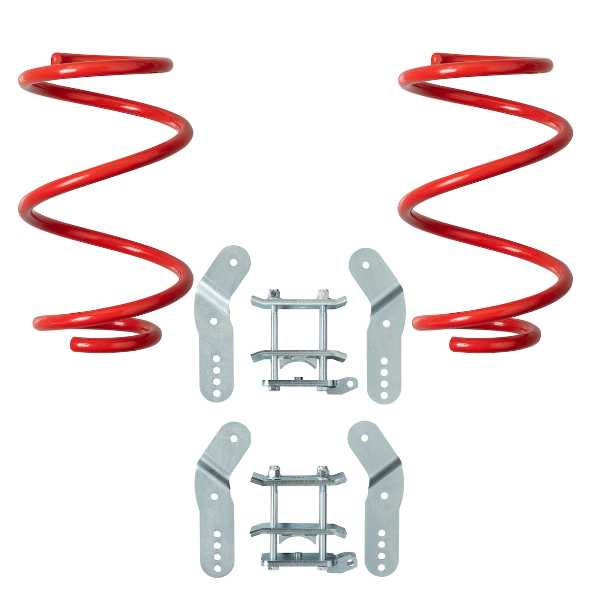 35mm Verlagingsveren met platenpakket Vw Caddy 2004-2021 - 1.6 / 2.0 Sdi / 1.9 Tdi