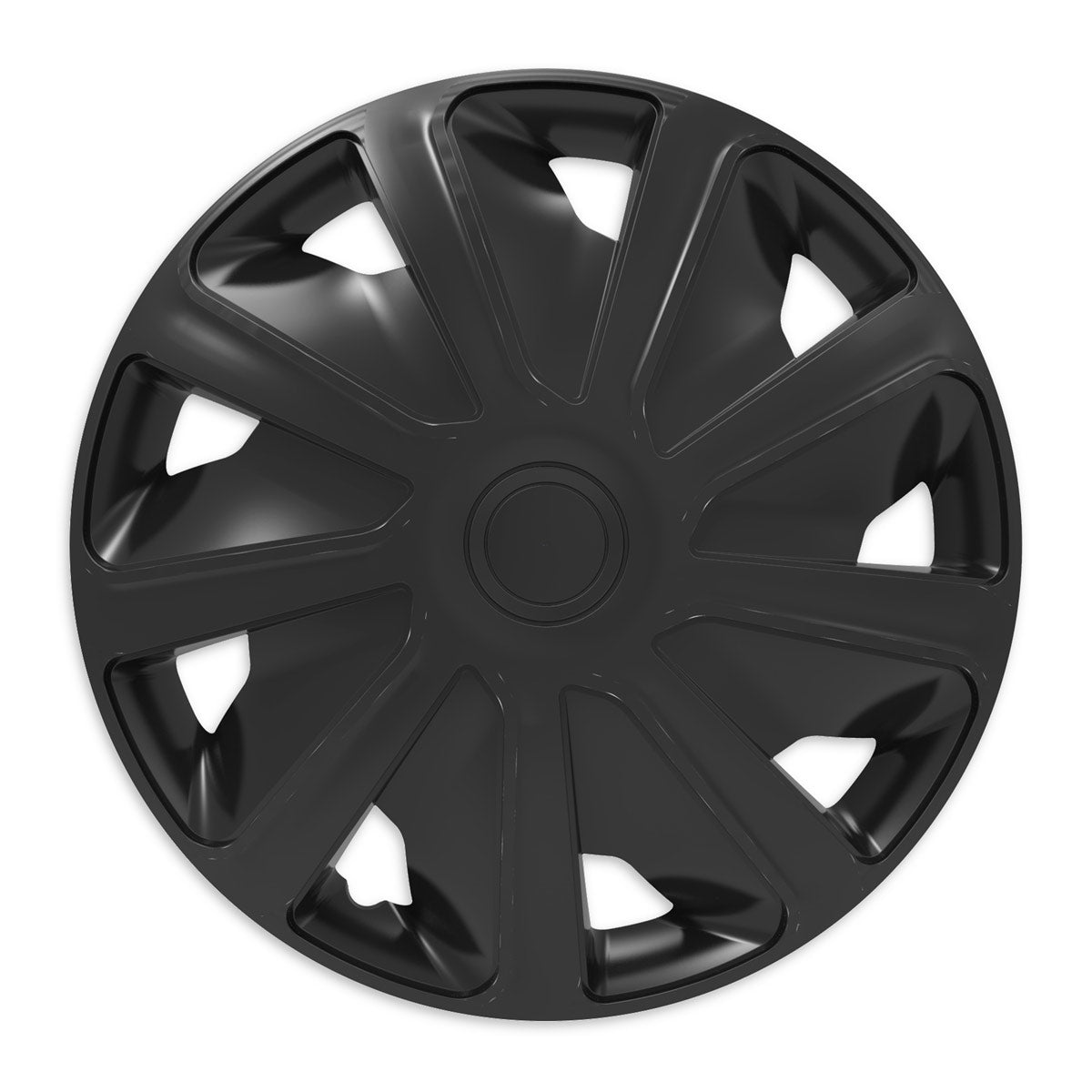 Wieldoppen Craft Zwart 16 inch (bolle velgen) bedrijfswagen - 4 stuks