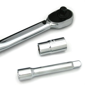 Momentsleutel incl dop 17 en 19 -  20 tot 210Nm