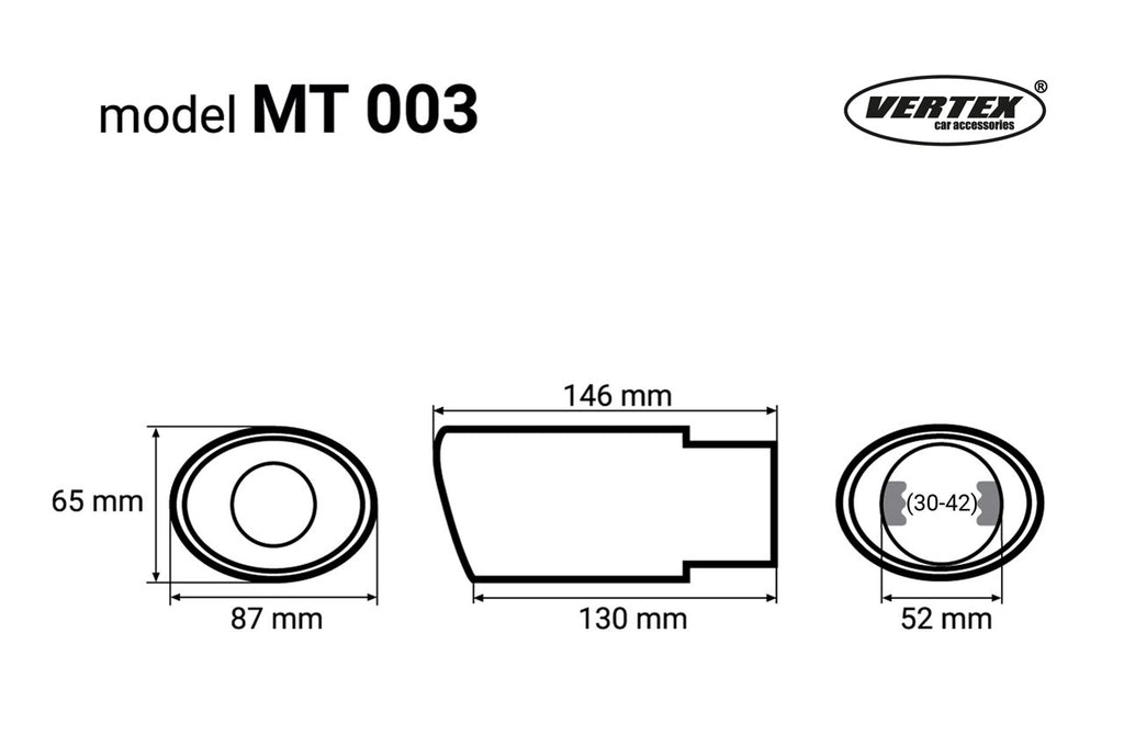 Universeel RVS sierstuk - MT 003