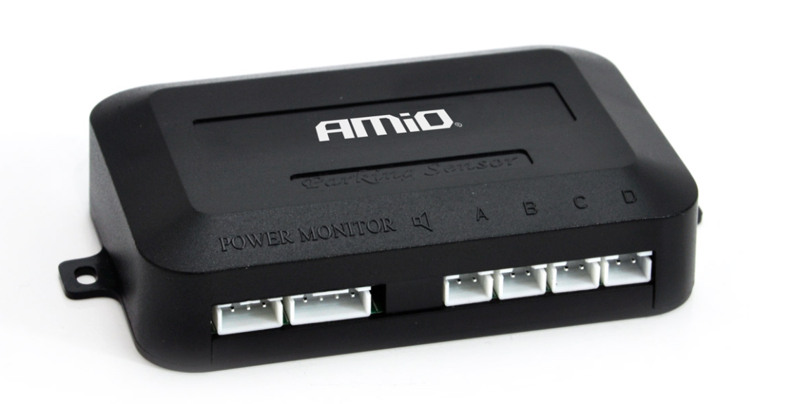 Parkeersensoren / Parkeerhulp met geluid en 8 sensoren - Zwart