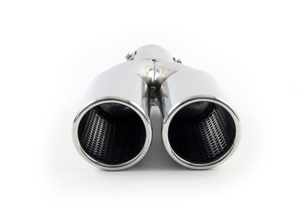 Universeel RVS sierstuk 2x63mm- MT 004