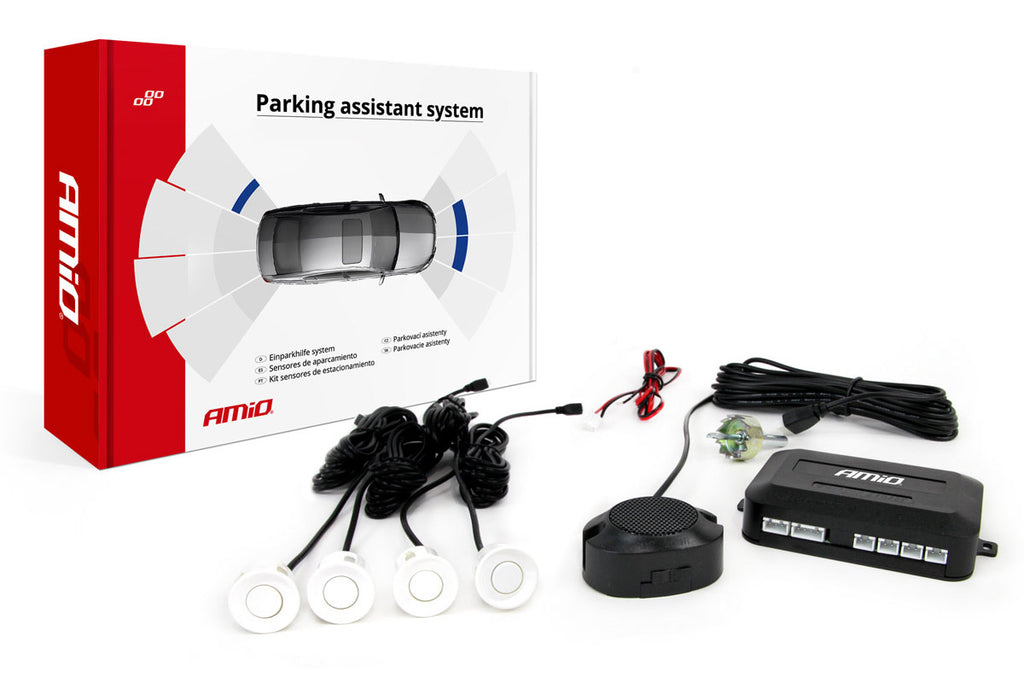 Parkeersensoren met geluid - Wit