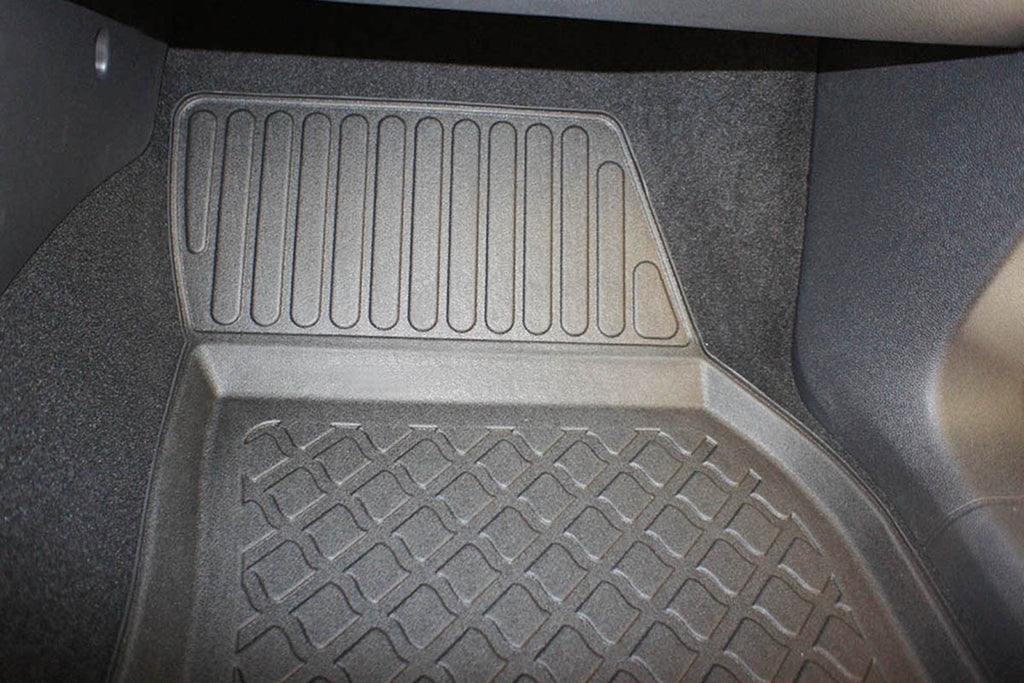 3D Automatten voor Skoda Kodiaq, Volkswagen Tiguan Allspace, Volkswagen Tarraco (vanaf 2017-) - TPE-Rubber - 4-delig